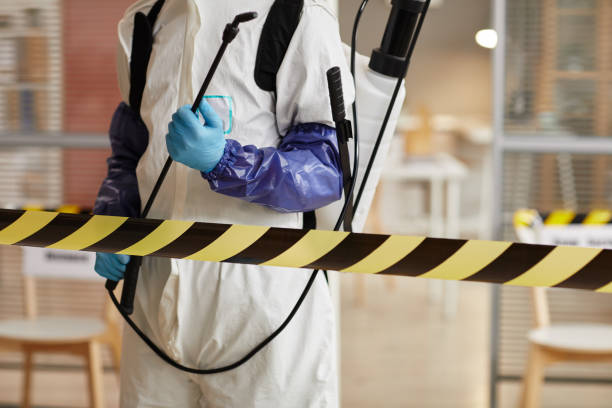 Professional Infectious Disease Decontamination technician working in Spring Lake, MI